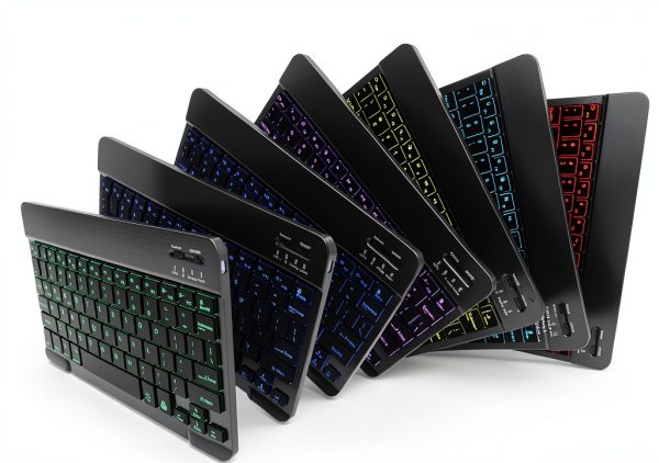 Harburfine Bluetooth Keyboard Black-1