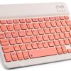 Xukinroy 10 inch White Bluetooth Keyboard for iOS Android-0