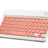 Xukinroy 10 inch White Bluetooth Keyboard for iOS Android-2