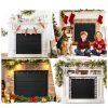 GOCOHHI Fireplace Cover Fire Water Resistant Insulation-1