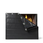GOCOHHI Fireplace Cover Fire Water Resistant Insulation-0
