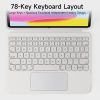 HOU Magnetic Detachable Tablet Keyboard Case-3