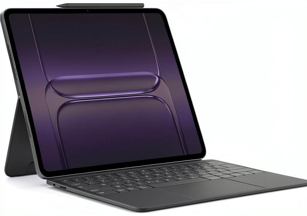 OnePlus Tablet Keyboard attached to a tablet