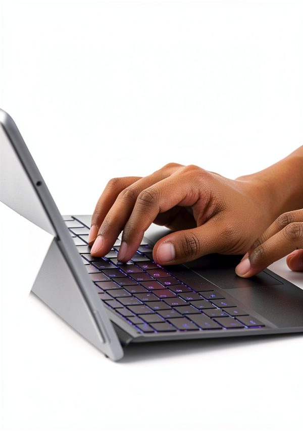 Inateck Black Gray Tablet Keyboard for Surface Pro-2