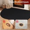 SUNICO Fireplace Mat Silicone Coated Fiberglass Fireproof-3