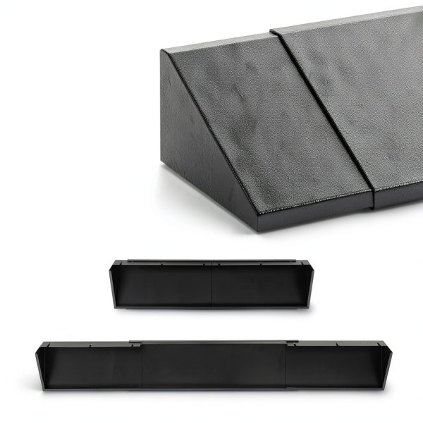 INNO STAGE Fireplace Hood Black Adjustable Heat Shield-2