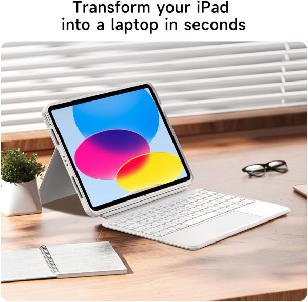 HOU Magnetic Detachable Tablet Keyboard Case-6