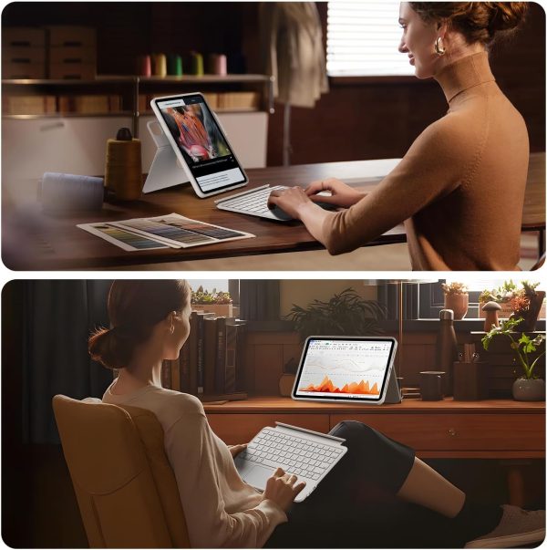 HOU Magnetic Detachable Tablet Keyboard Case-4