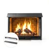 INNO STAGE Fireplace Hood Black Adjustable Heat Shield-3