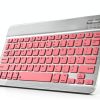 LOOBOAKY Tablet Keyboard White-1