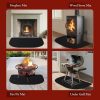 SUNICO Fireplace Mat Silicone Coated Fiberglass Fireproof-6