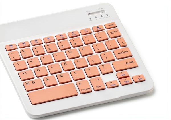 Xukinroy 10 inch White Bluetooth Keyboard for iOS Android-3
