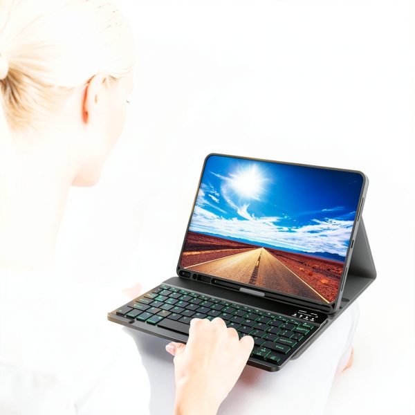 Harburfine Bluetooth Keyboard Black-5