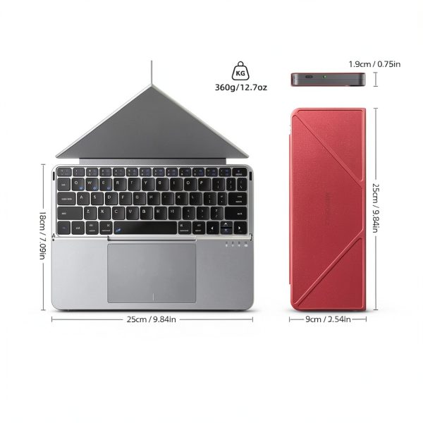 Grey Bluetooth Tablet Keyboard MICROPACK Digitally Yours-1