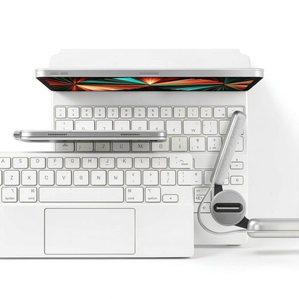 Apple iPad Magic Keyboard White Foldable Tablet-5
