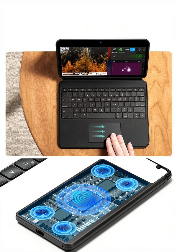 ESR iPad Pro 13 Keyboard Case Backlit Scissor-4