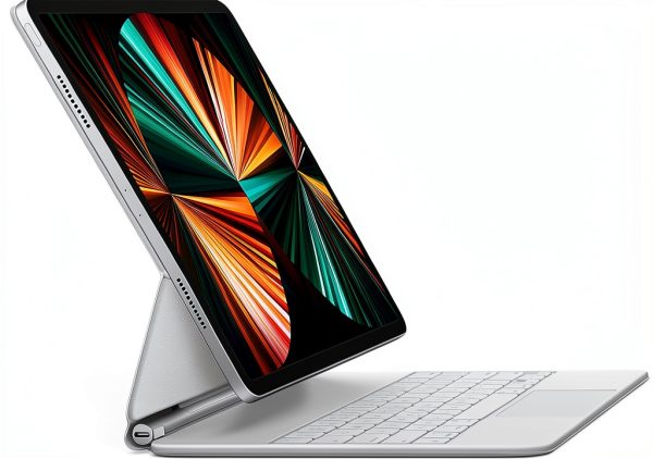Apple iPad Magic Keyboard White Foldable Tablet-1