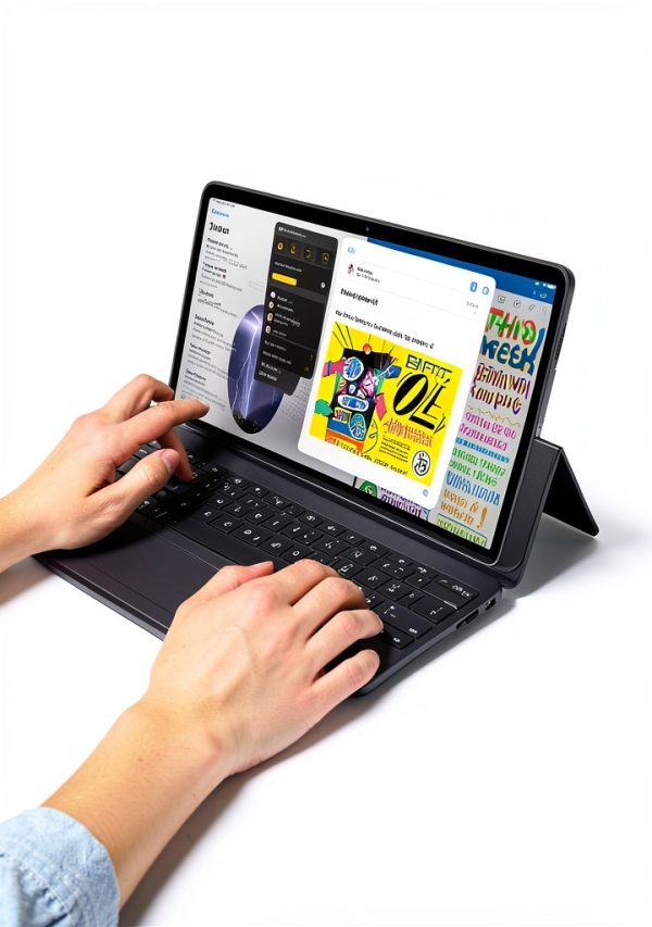 ESR iPad Pro 13 Keyboard Case Backlit Scissor-2