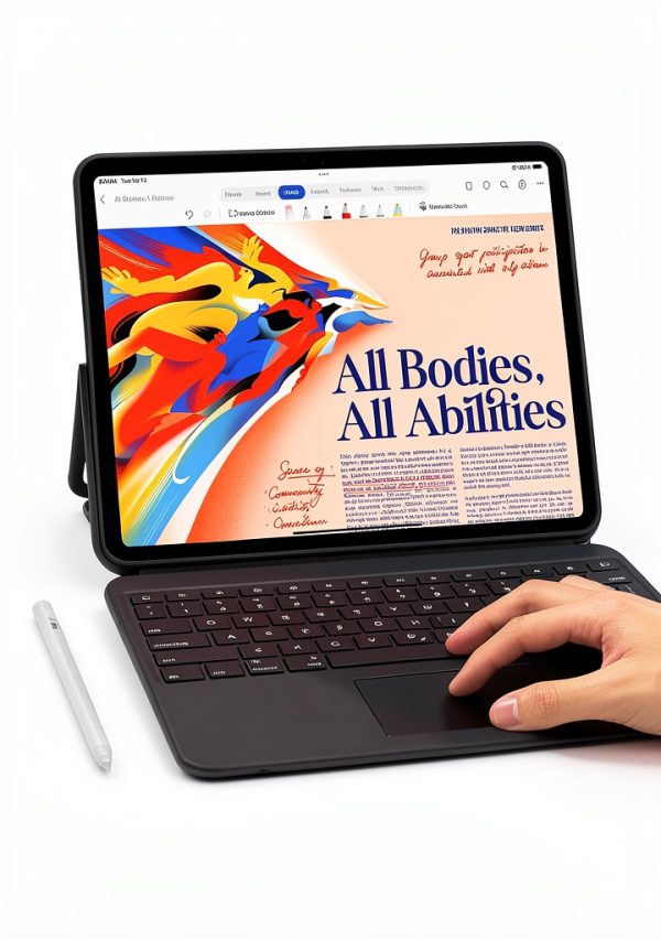 ESR iPad Pro 13 Keyboard Case Backlit Scissor-8
