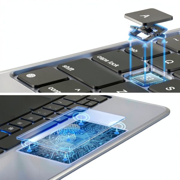 Jibrealg Magic Keyboard for iPad 10th & 11th-5