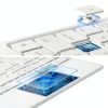 Jibrealg Tablet Keyboard Silver Ultra-Thin-5