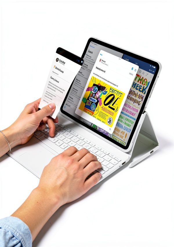 ESR iPad Pro 12.9 Keyboard Case Aluminum Backlit-1