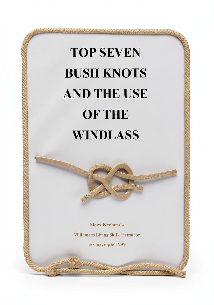 Outdoor Survival Guide Karamat Wilderness Kindle displayed on a Kindle in a forest setting