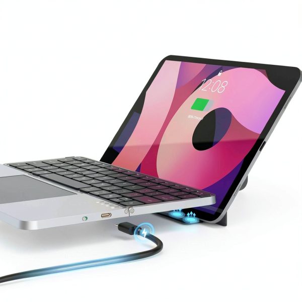 Grey Bluetooth Tablet Keyboard MICROPACK Digitally Yours-3