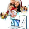 Jibrealg iPad Pro 13 Keyboard Case White-8