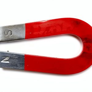 EISCO Horseshoe U-Shaped Magnet Small 3" x 1.56" Chrome Steel-0