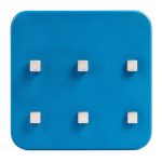 Three by Three Seattle Chrome Neodymium Magnet 3/8" x 1/8" 6‑Pack-0