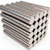 Tiny Round Disc Magnets 3x1.5mm MicroGeoCaches 300 Pack Silver Metal-0