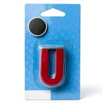 Alnico Horseshoe Magnet by Dowling Magnets 2" Red Model DO-731015-0