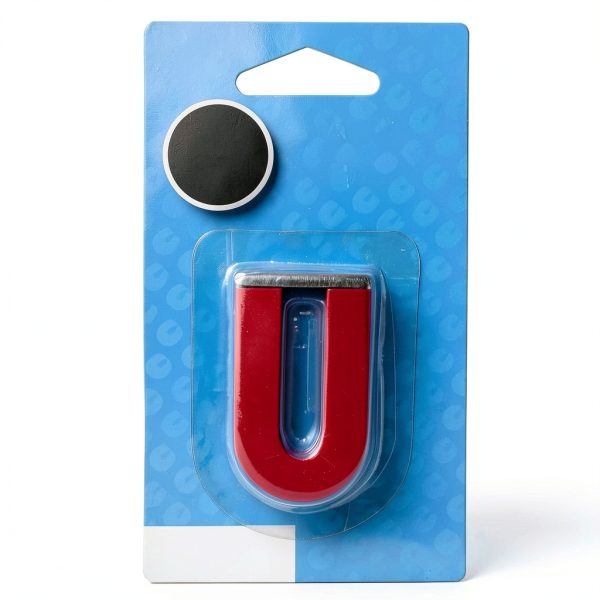 Alnico Horseshoe Magnet by Dowling Magnets 2" Red Model DO-731015-0