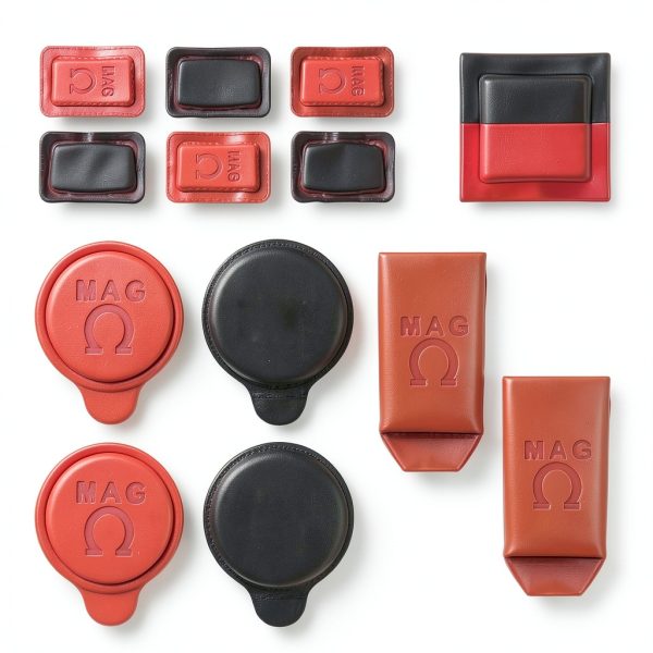 Ferrite Biomagnet Kit MAG 13-Pack 3500‑6000 Gauss Shapes Vinyl-Coated-0