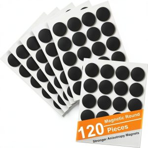 Magnetic Dots 120pcs Anisotropic Magnets with 3M Adhesive - Wellerly-0