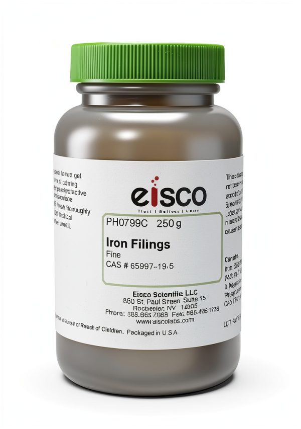 EISCO Fine Iron Filings 250g 40-60 Mesh for Magnet Demonstrations-0