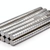 Tiny Round Disc Magnets 3x1.5mm MicroGeoCaches 300 Pack Silver Metal-2