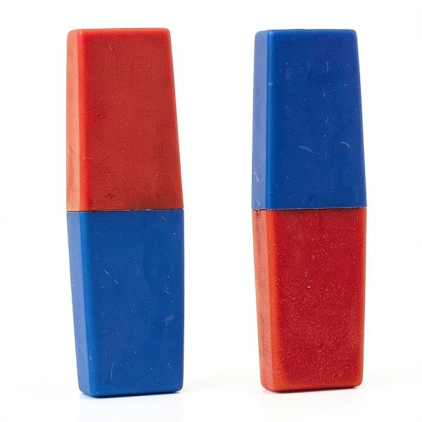 Dowling Magnets 712 North/South Bar Magnets 2‑Set – 3.13" x 1" Plastic-0