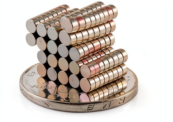 Tiny Round Disc Magnets 3x1.5mm MicroGeoCaches 300 Pack Silver Metal-1