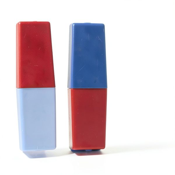 Dowling Magnets 712 North/South Bar Magnets 2‑Set – 3.13" x 1" Plastic-2