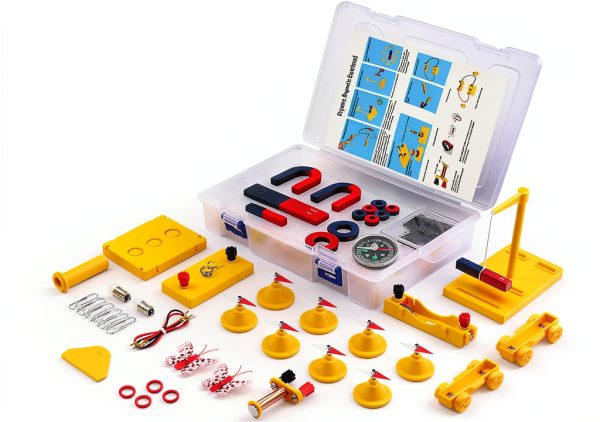 Large Science Lab Magnet Kit Physics Electromagnet Experiment Set for School Education Science Experiment Tools Teacher Supply-0