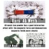 DAILYLIFE Bulk Iron Filings- 1 LB Iron Filings with 4 Magnets for Science Experiments, Iron Powder for Magnet Education and School Projects-3