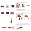 Science Magnet Kits for Kids by MakerFocus Lab with Bar Ring Horseshoe-7
