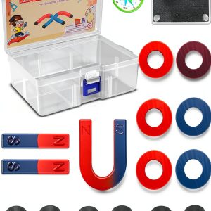 Science Magnet Kits for Kids by MakerFocus Lab with Bar Ring Horseshoe-0