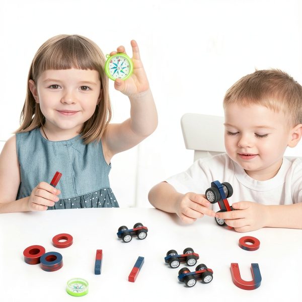 Science Magnet Kits for Kids by MakerFocus Lab with Bar Ring Horseshoe-4