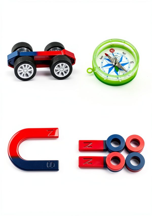 Science Magnet Kits for Kids by MakerFocus Lab with Bar Ring Horseshoe-8
