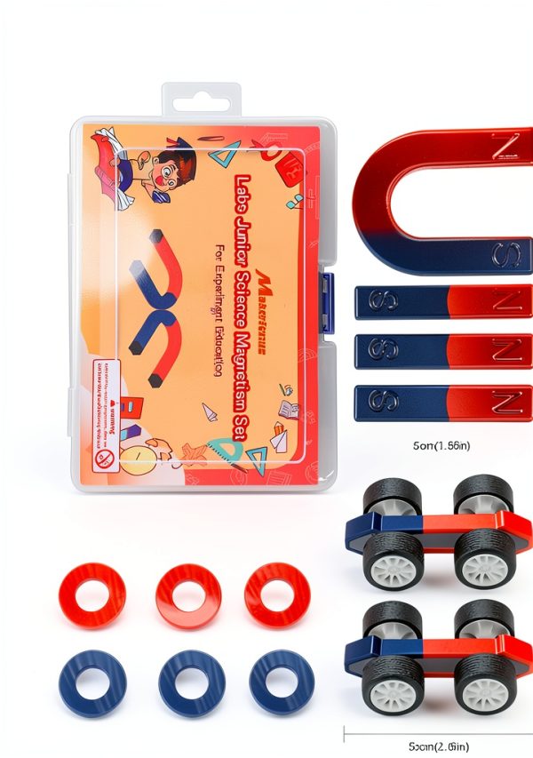 Science Magnet Kits for Kids by MakerFocus Lab with Bar Ring Horseshoe-5