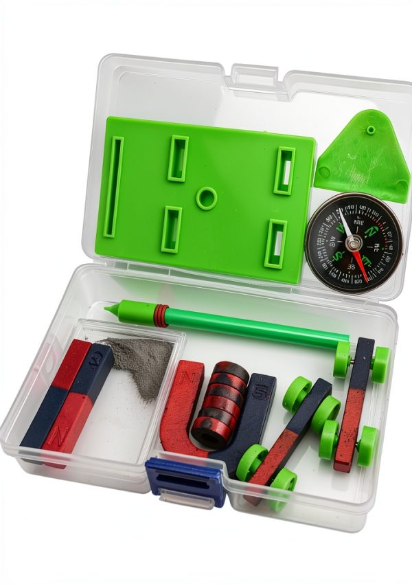 Junior Science Magnet Set by EUDAX Labs 16 Piece STEM Experiment Kit-6