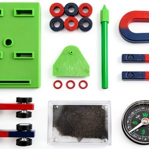 Junior Science Magnet Set by EUDAX Labs 16 Piece STEM Experiment Kit-0